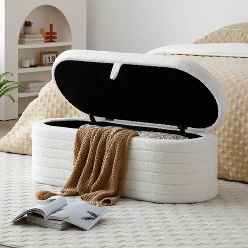45.67 W Bed Bench with Storage