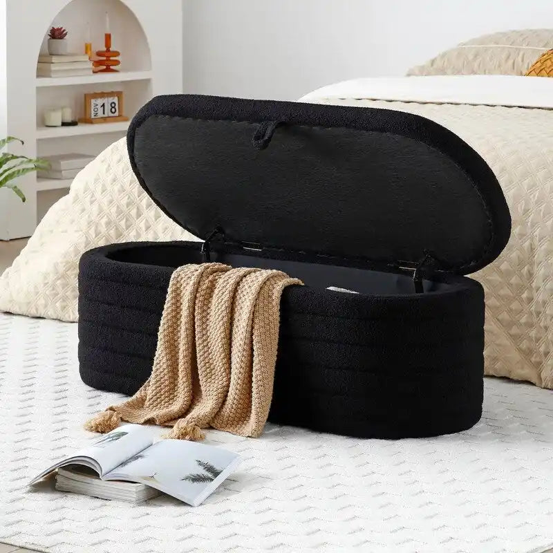 45.67 W Bed Bench with Storage