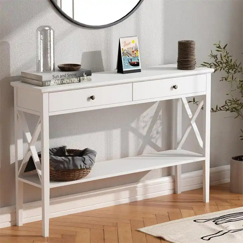 47  Console Table with Drawers - 11.81 D x 47.24 W x 31.5 H