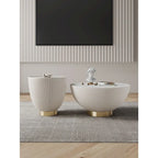 Manhattan Comfort Modern Anderson 2.0 Upholstered Table Sets