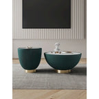 Manhattan Comfort Modern Anderson 2.0 Upholstered Table Sets