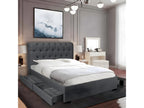 Gray Bed, 140 x 190 cm - dlz1766585904135