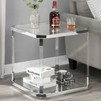 Glass Side Table