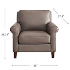 Hydeline Laguna Top Grain Leather Chair