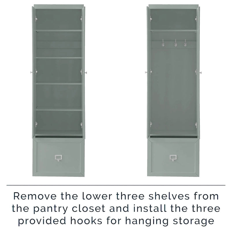 Crosley Harper 3Pc Entryway Set - 16.38 x66 x74