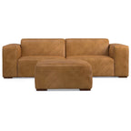 WYNDENHALL Biggs 2-Seater Modular Sofa and Ottoman Set
