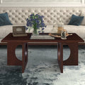 47  Contemporary Wood Rectangular Coffee Table