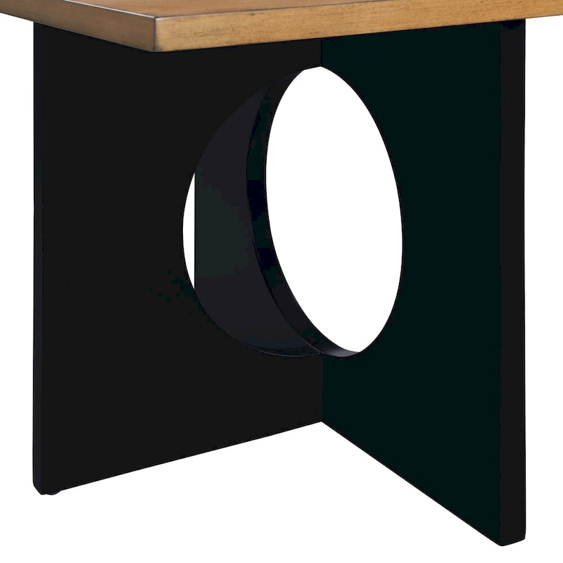 47  Contemporary Wood Rectangular Coffee Table