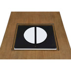 47  Contemporary Wood Rectangular Coffee Table