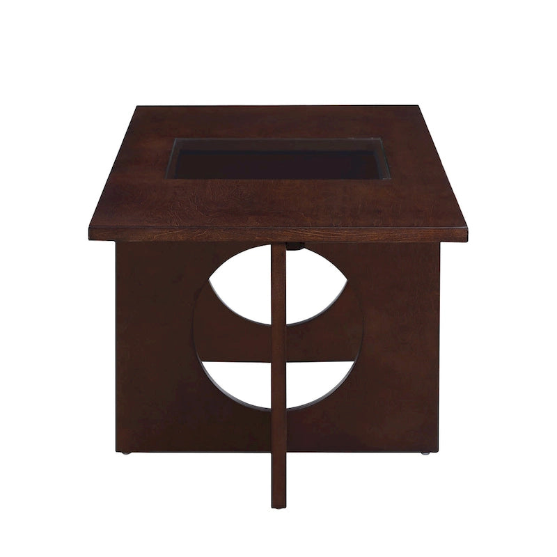 47  Contemporary Wood Rectangular Coffee Table