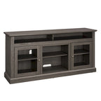 Modern TV Stand with Open and Closed Storage