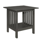 Wiston 3 Piece Table Set, 1 Coffee Table, 2 End Tables, Antique Gray Wood