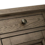 Americana Farmhouse Dusty Taupe Chairside Table