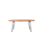 Reclaimed Wood Foldable Cocktail Table For Your Living Room