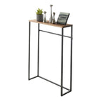 Yamazaki Home Narrow Entryway Console Table, Steel, Holds 11 lbs - L 7.28 x W 23.62 x H 31.69 inches