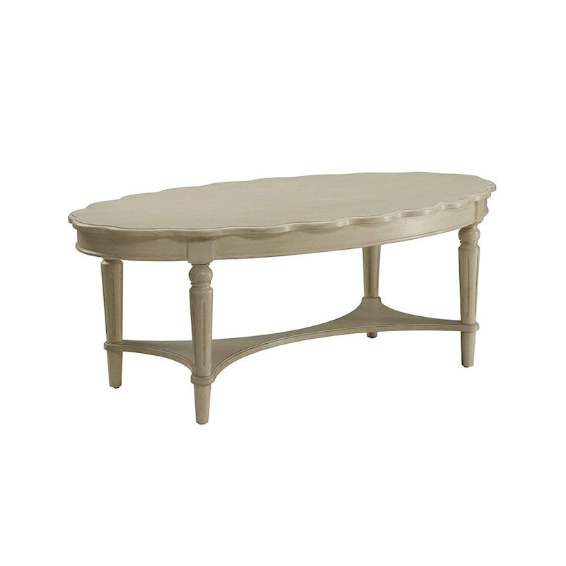 ACME Fordon Coffee Table in Antique White