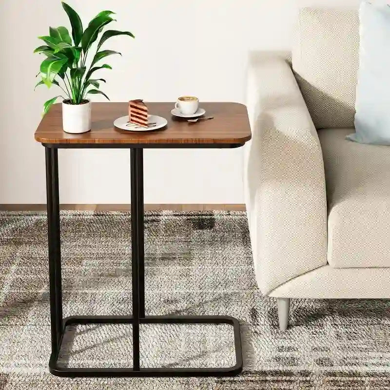 Small End Table for Living Room, Bedside Table/Nightstand/Coffee Table for Couch, Sofa Table for Bedroom