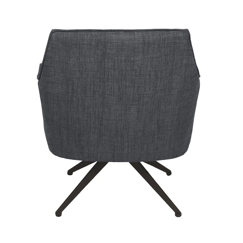 Aura Upholstered Swivel Chair by East at Main - 29.5x28.5x31