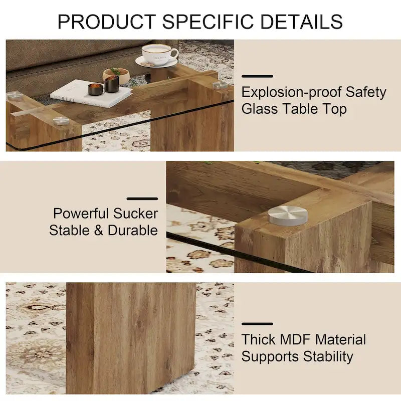 Modern minimalist coffee table