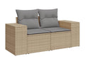 Beige Woven Resin Wicker Outdoor Furniture Set - dlz1766585743378