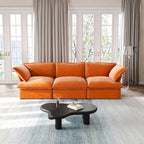 Modular Sectional Sofa Couch, 122.82  Velvet 3 Seater Sofa