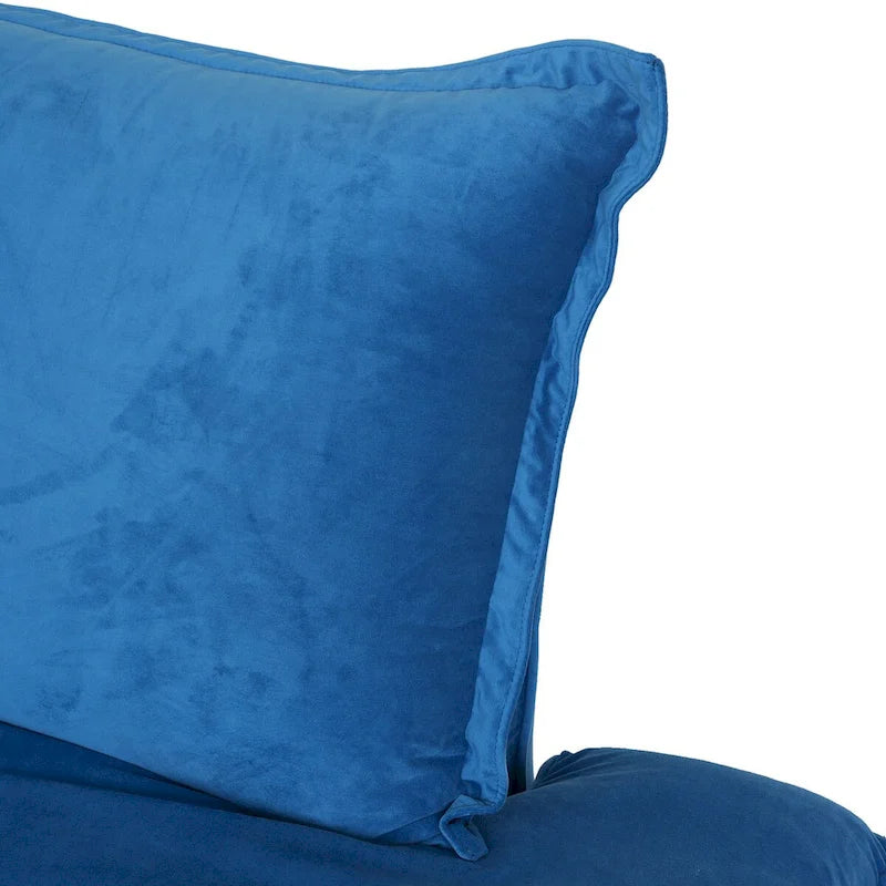 Modular Sectional Sofa Couch, 122.82  Velvet 3 Seater Sofa