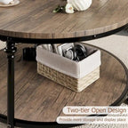 Round Coffee Table 30.31  Industrial Center Table