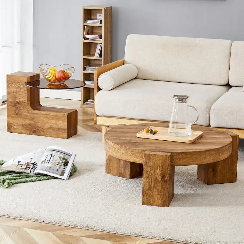 The Detachable Double-Decker Coffee Table,And The Detachable Design Can make The use of space more flexible