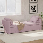 Modern Chaise Lounger Daybed Small Single Daybed with 2 Drawers,No Mattress Needed,Perfect For Living Rooms&Home Office