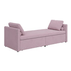 Modern Chaise Lounger Daybed Small Single Daybed with 2 Drawers,No Mattress Needed,Perfect For Living Rooms&Home Office