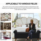 62  Bedroom Tufted Button Storage Bench, Modern Fabric Upholstered Ottoman,Window Bench,Rolled Arm Design for Bedroom