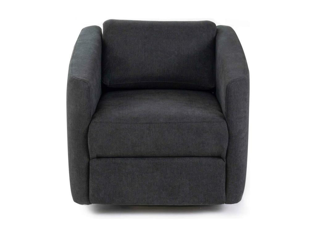 Anthracite Fabric Accent Chair