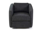 Anthracite Fabric Accent Chair