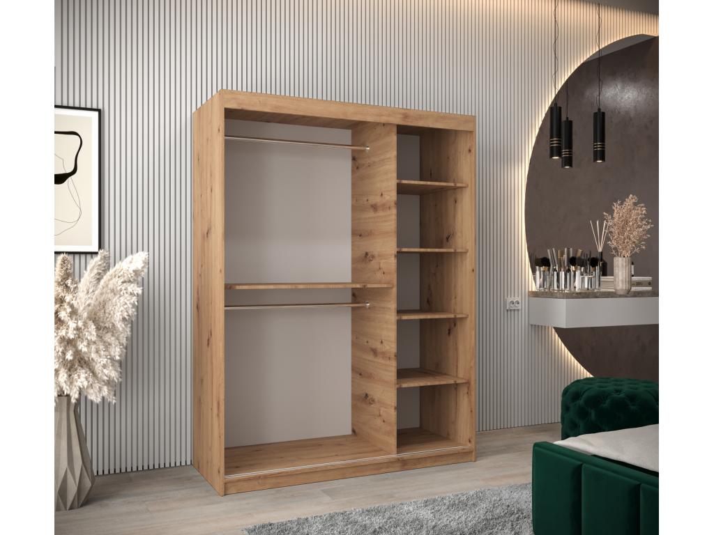 Brown Wardrobe, 150 x 62 x 200 cm