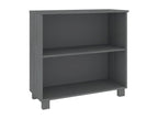 Gray Solid Wood Sideboard, 85 x 35 x 80 cm