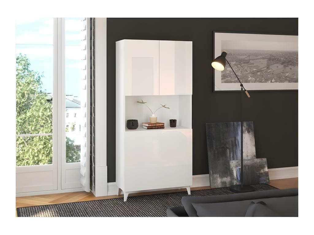 White Sofa Bed, 175 x 80 x 36 cm