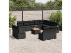 Black Woven Resin Wicker Outdoor Furniture Set - dlz1766585861397