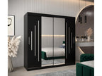 Black Wardrobe, 200 x 62 x 200 cm