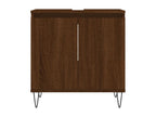 Brown Oak Wood Wardrobe - dlz1766585328138