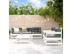 White Solid Wood Outdoor Furniture Set - dlz1766586052355