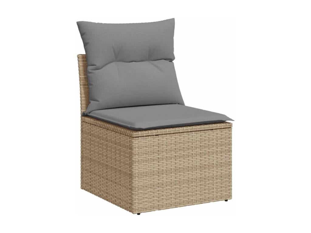 Beige Woven Resin Wicker Outdoor Furniture Set - dlz1766585743378
