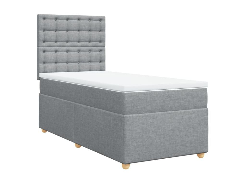 Gray Fabric Mattress, 100 x 200 cm