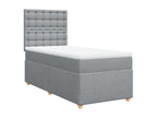 Gray Fabric Mattress, 100 x 200 cm