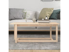 Brown Solid Wood Coffee Table, 110 x 55 x 45 cm