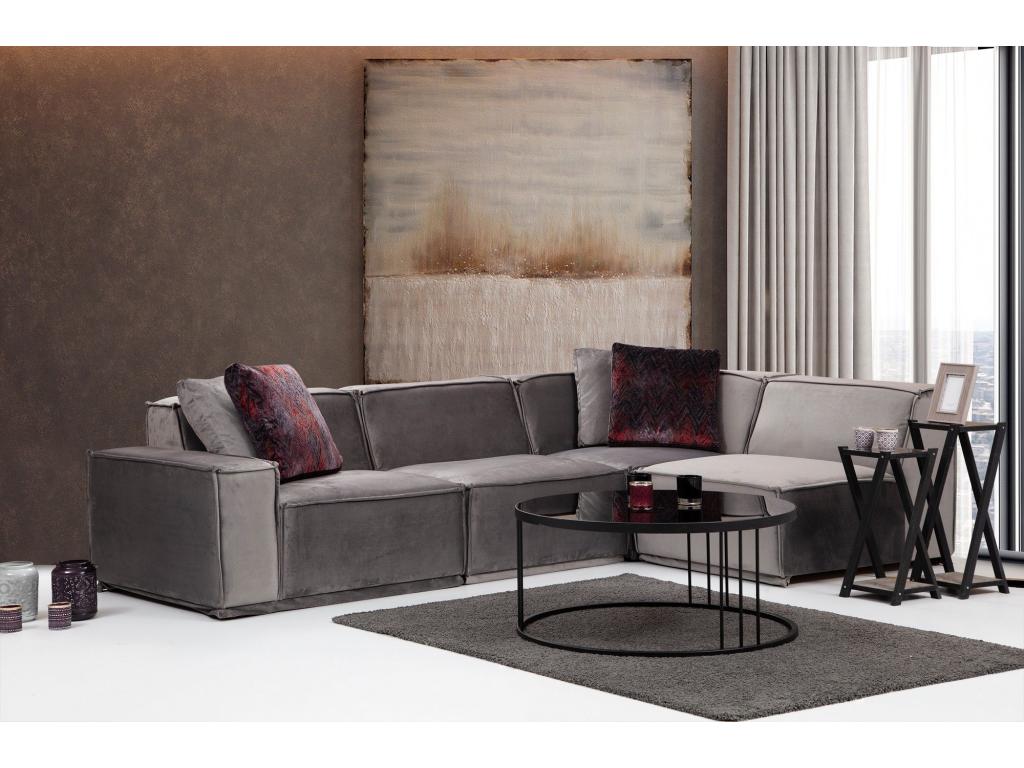 Gray Fabric Sofa