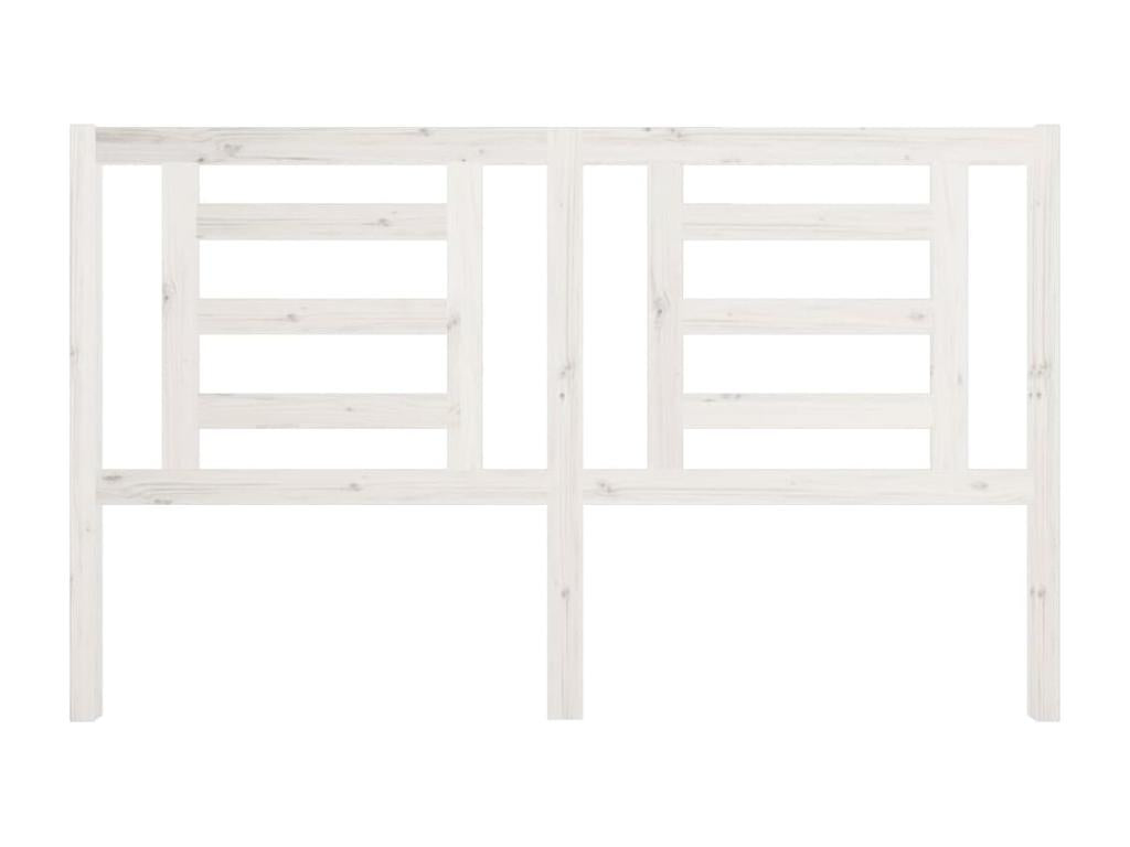 White Pine Wood Bed, 166 x 4 x 100 cm