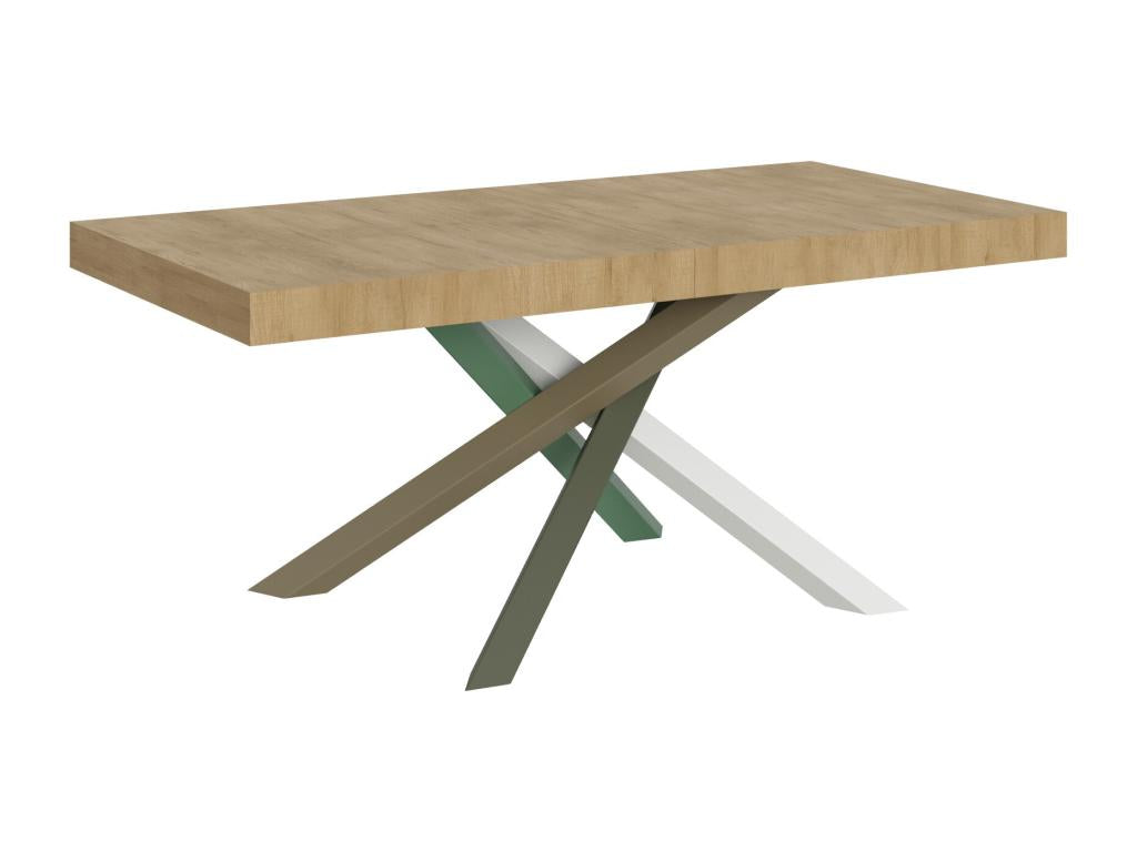 Natural Oak Wood Table, 90 x 180 cm