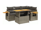 Gray Woven Resin Wicker Outdoor Furniture Set - dlz1766585619892