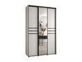 Black Wardrobe, 160 x 45 x 235.2 cm