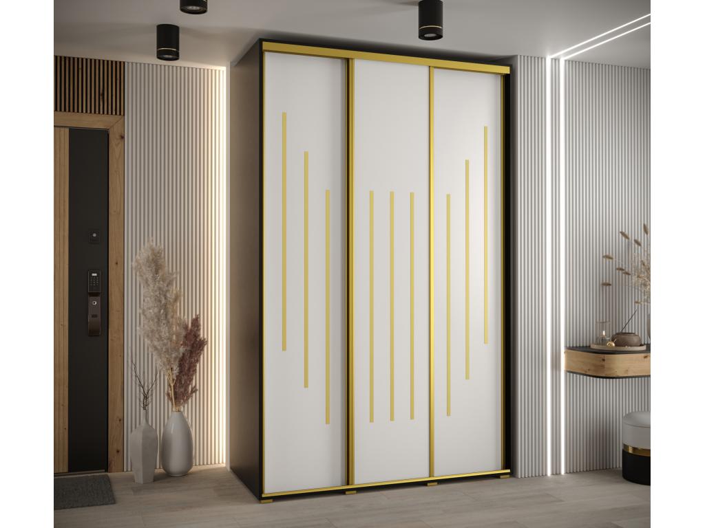 Black Wardrobe, 160 x 60 x 235.2 cm